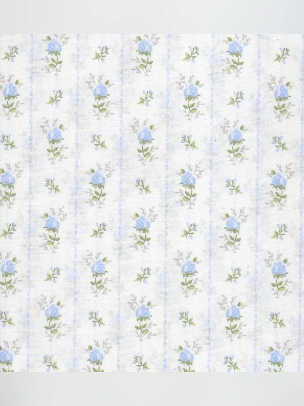 Laura Ashley King Sheet Set Sweet Buds Blue Floral 4pc Cottage Farmhouse Chic